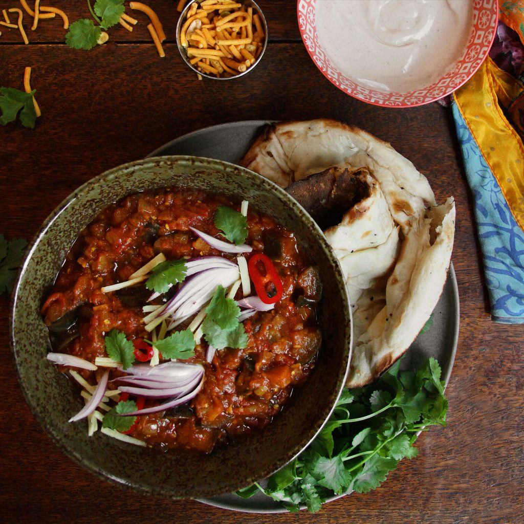 The Best Aubergine Curry - Foodie Luce