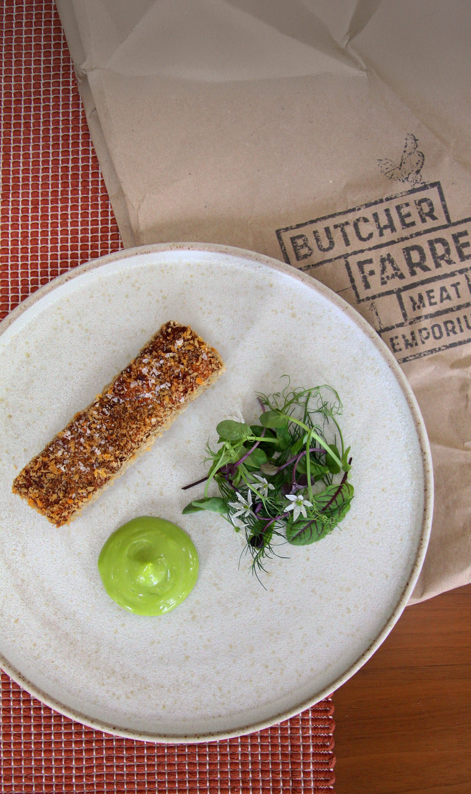 Lamb scrumpets with wild garlic mayonnaise