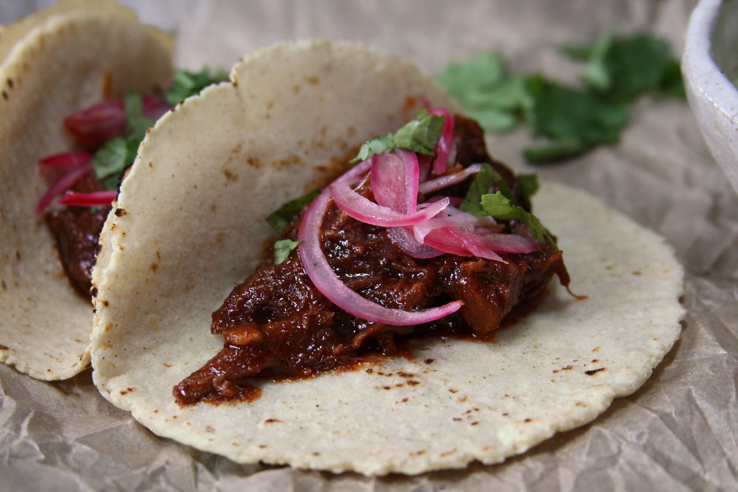 Slow cooked pork